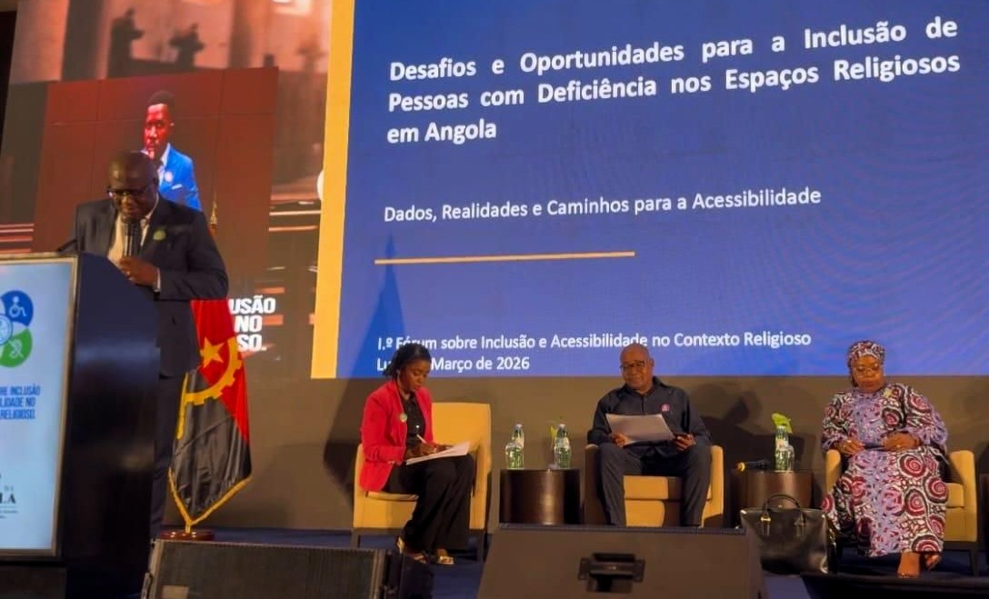 Director do INAR participa em fórum sobre acessibilidade e inclusão no contexto religioso em Angola