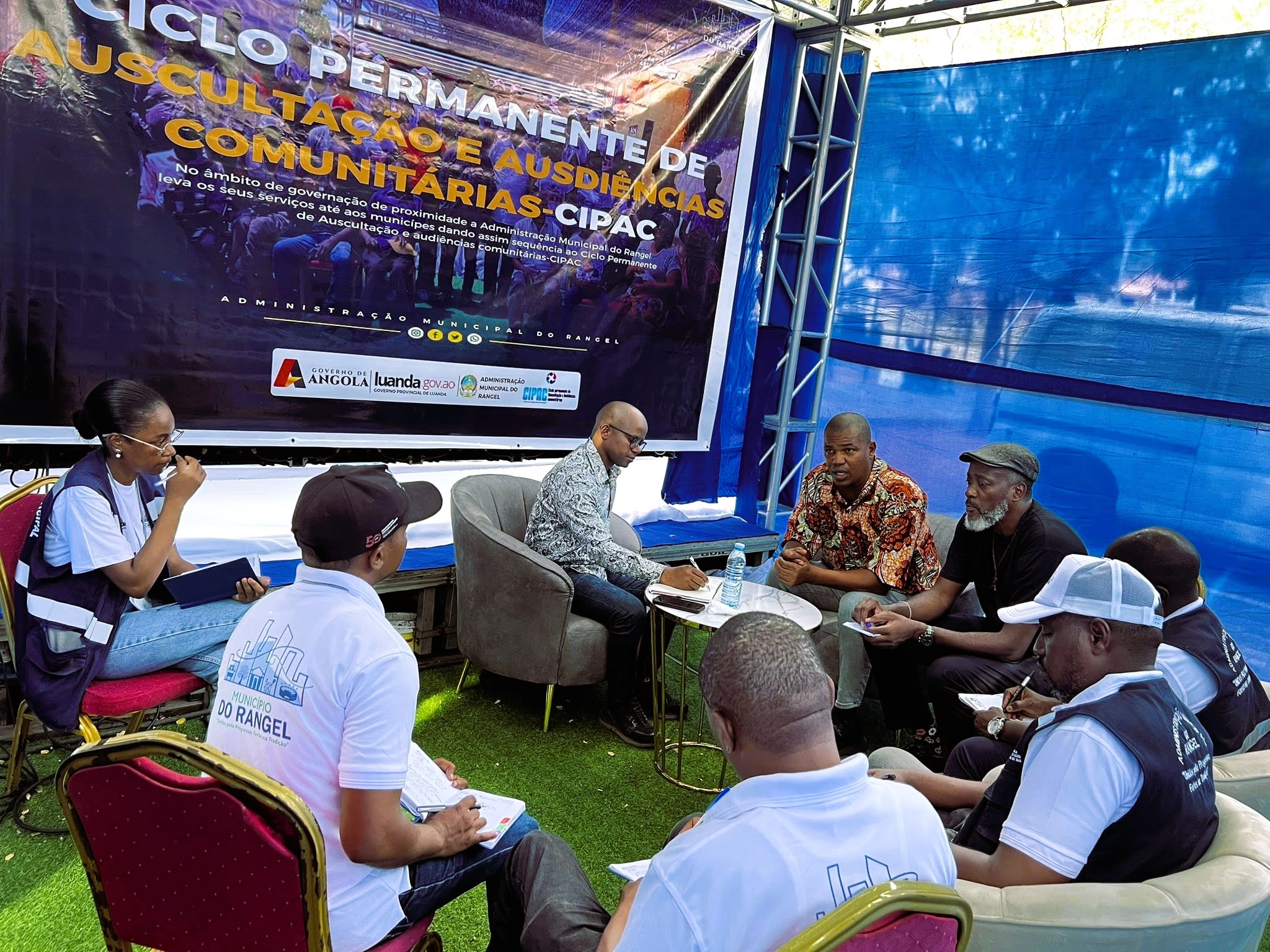 Rangel promove diálogo directo com munícipes no âmbito do CIPAC no Bairro Vila Alice
