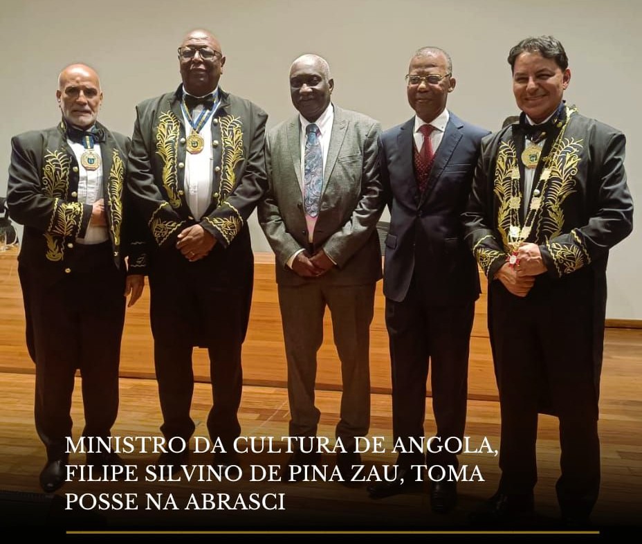 Filipe Zau entra para a ABRASCI e projeta cultura angolana no eixo académico Brasil–Angola