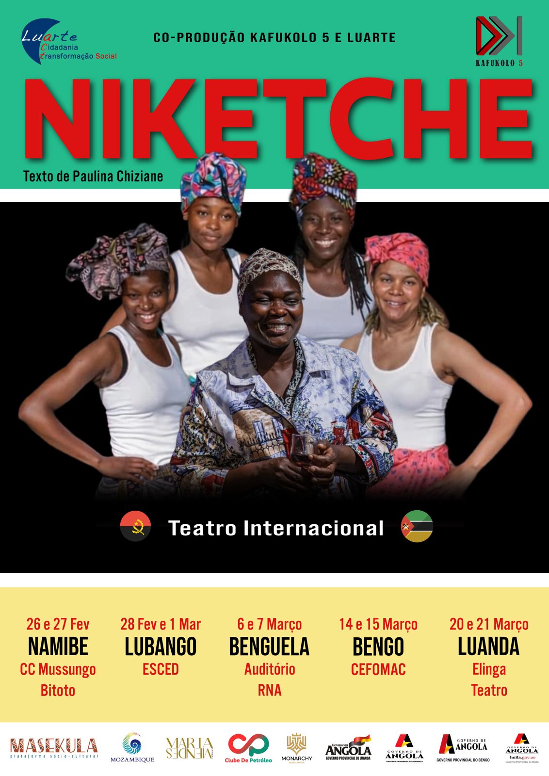 Da Literatura ao Palco: “Niketche” Reacende o Diálogo Cultural Angola–Moçambique