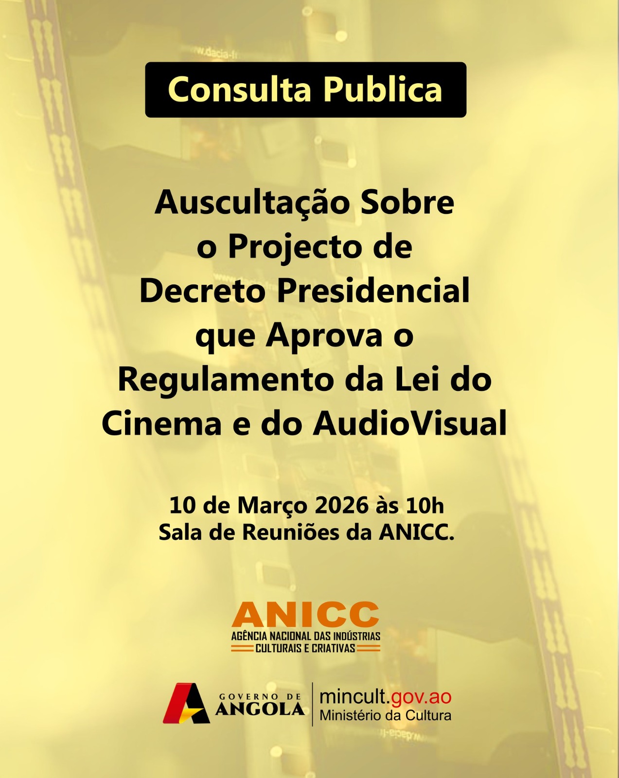 ANICC promove consulta pública sobre regulamentação da Lei do Cinema e Audiovisual
