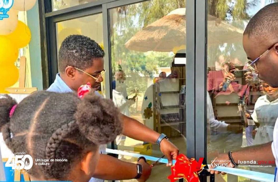 Mussulo inaugura biblioteca comunitária no Dia da Criança Africana