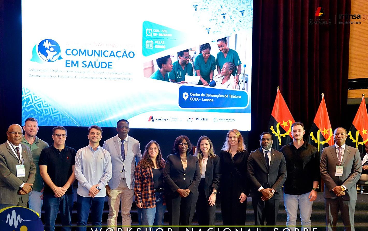 Angola reforça formação especializada de profissionais de saúde com apoio de docentes brasileiros