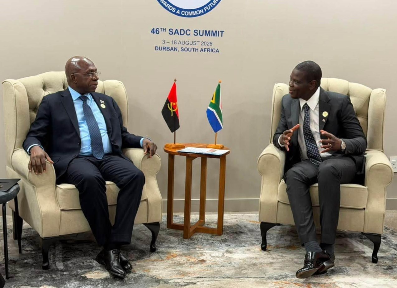 Angola e África do Sul aprofundam cooperação económica e diplomática em encontro bilateral em Durban