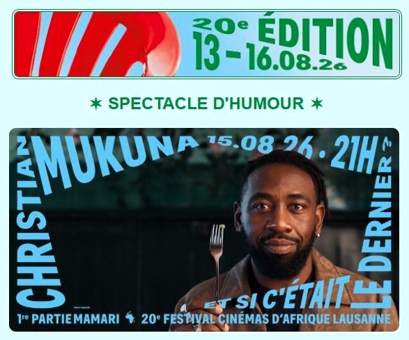 Cinémas d’Afrique Lausanne celebra 20 anos como palco internacional das cinematografias africanas