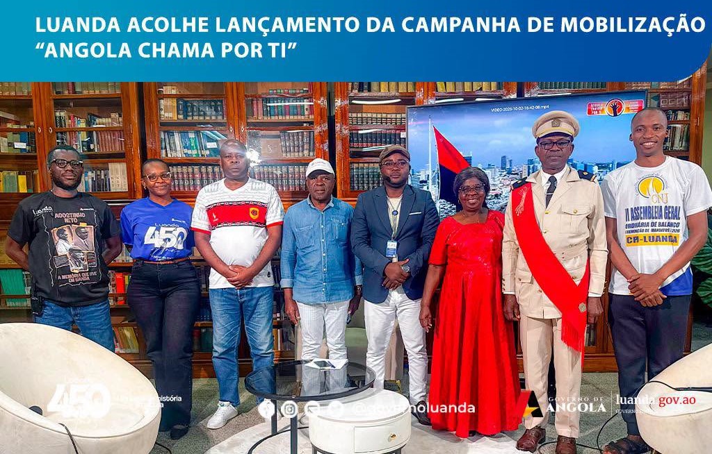 REGISTO ELEITORAL | LUANDA ACOLHE LANÇAMENTO DA CAMPANHA “ANGOLA CHAMA POR TI”
