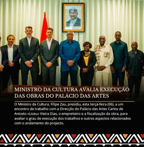 MINISTRO DA CULTURA AVALIA EXECUÇÃO DAS OBRAS DO PALÁCIO DAS ARTES